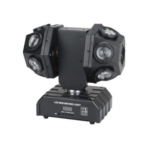 CABEZA MÓVIL ROTATING 12X10W CON LASER ROJO Y VERDE