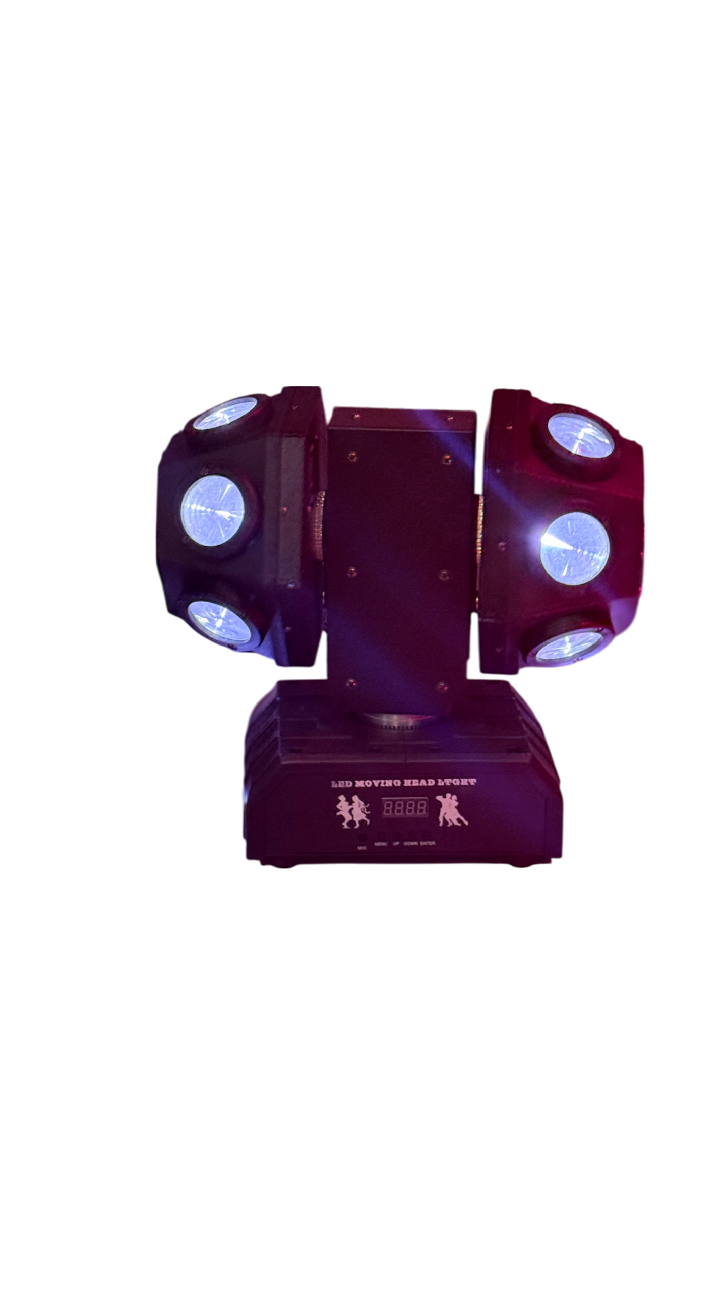 Cabeza móvil rotating 12x10w con Laser Rojo y Verde - Imagen 4