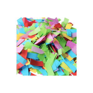 PAPEL CONFETTI 50X20MM MULTICOLOR 1KG