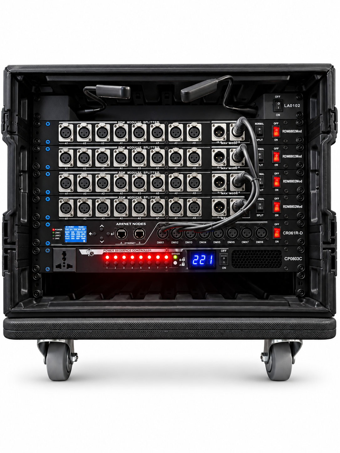 KIT GABINETE DMX - ARTNET - RDM